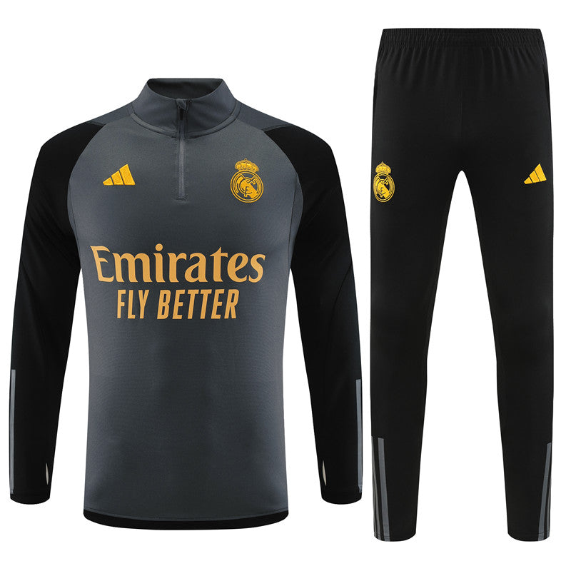 CONJUNTO REAL MADRID GRIS